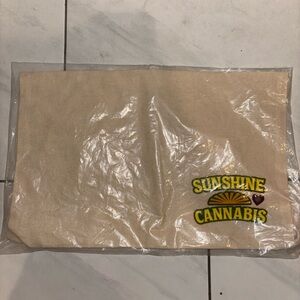 Sunshine Cannabis Cream Tote Bag